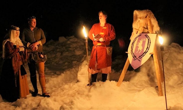 Fursteparet vid Frostheims Norrskensfest AS L