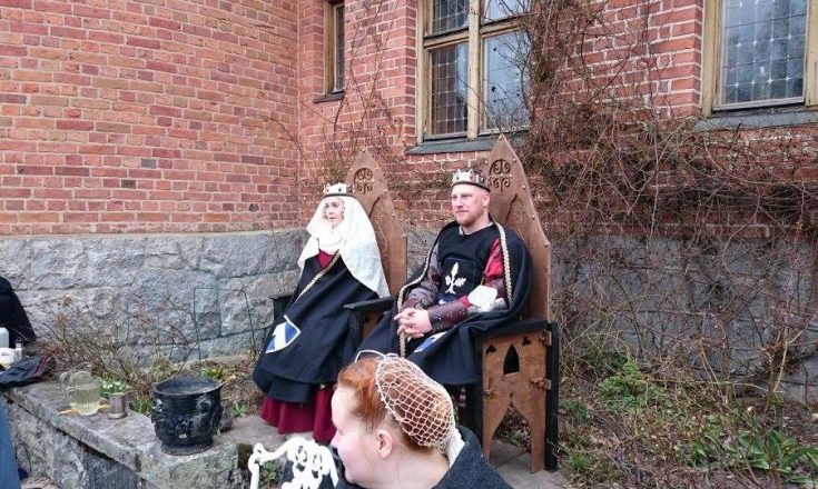 Nordmarks furstepar vid Drachenwalds kronturnering 2 april 2016