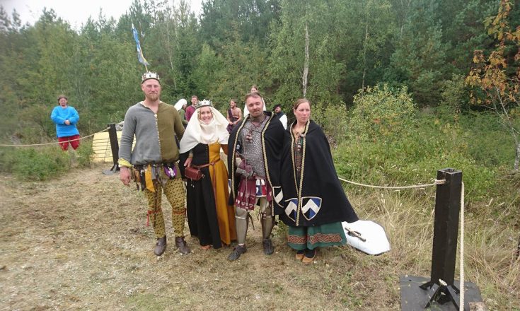 Nordmarks tan Bjaere och tanista Maria med Nordmarks furst Ludvig och furstinna Blenda - MTV 20160808 - Foto Åsa Fredriksdotter